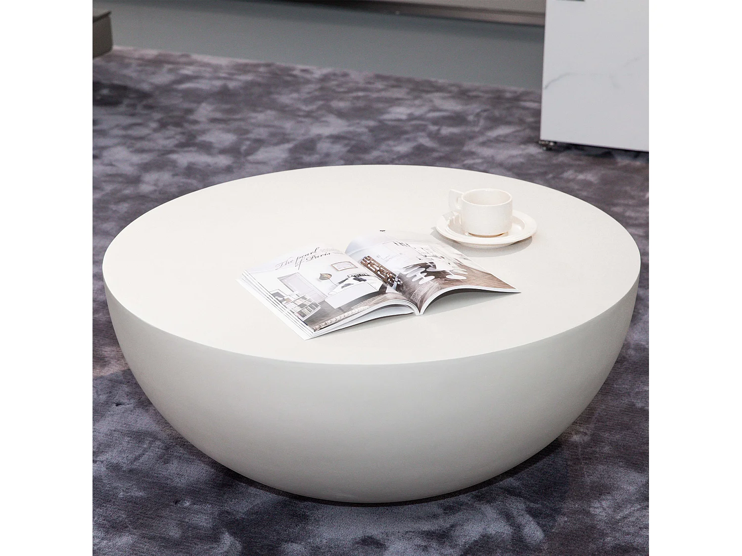 Salontafel van beton 87 x 87 x 35 cm