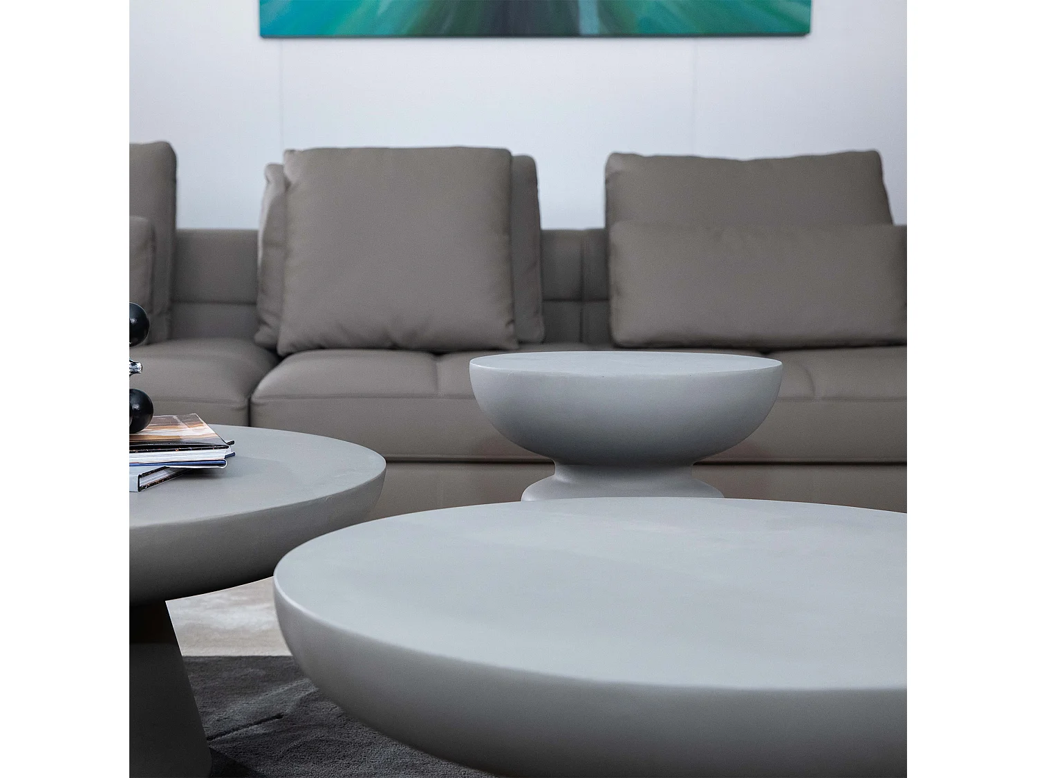 Table basse en béton fibré  66 x 66 x 35 cm