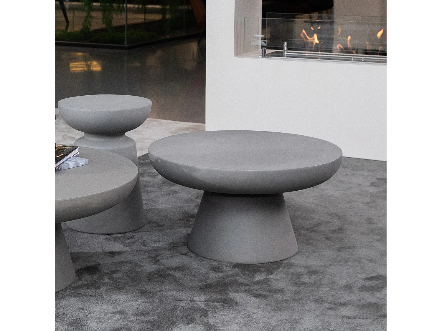 Table basse en béton fibré  66 x 66 x 35 cm