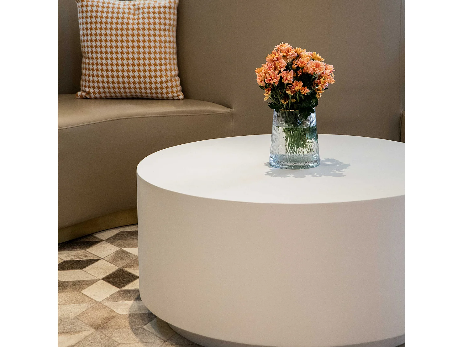 Table basse en béton fibré  86 x 86 x 41 cm