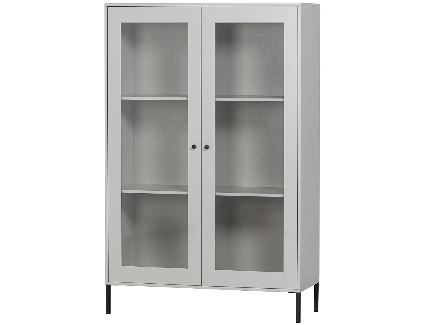Vitrine 2 portes en pin XAM