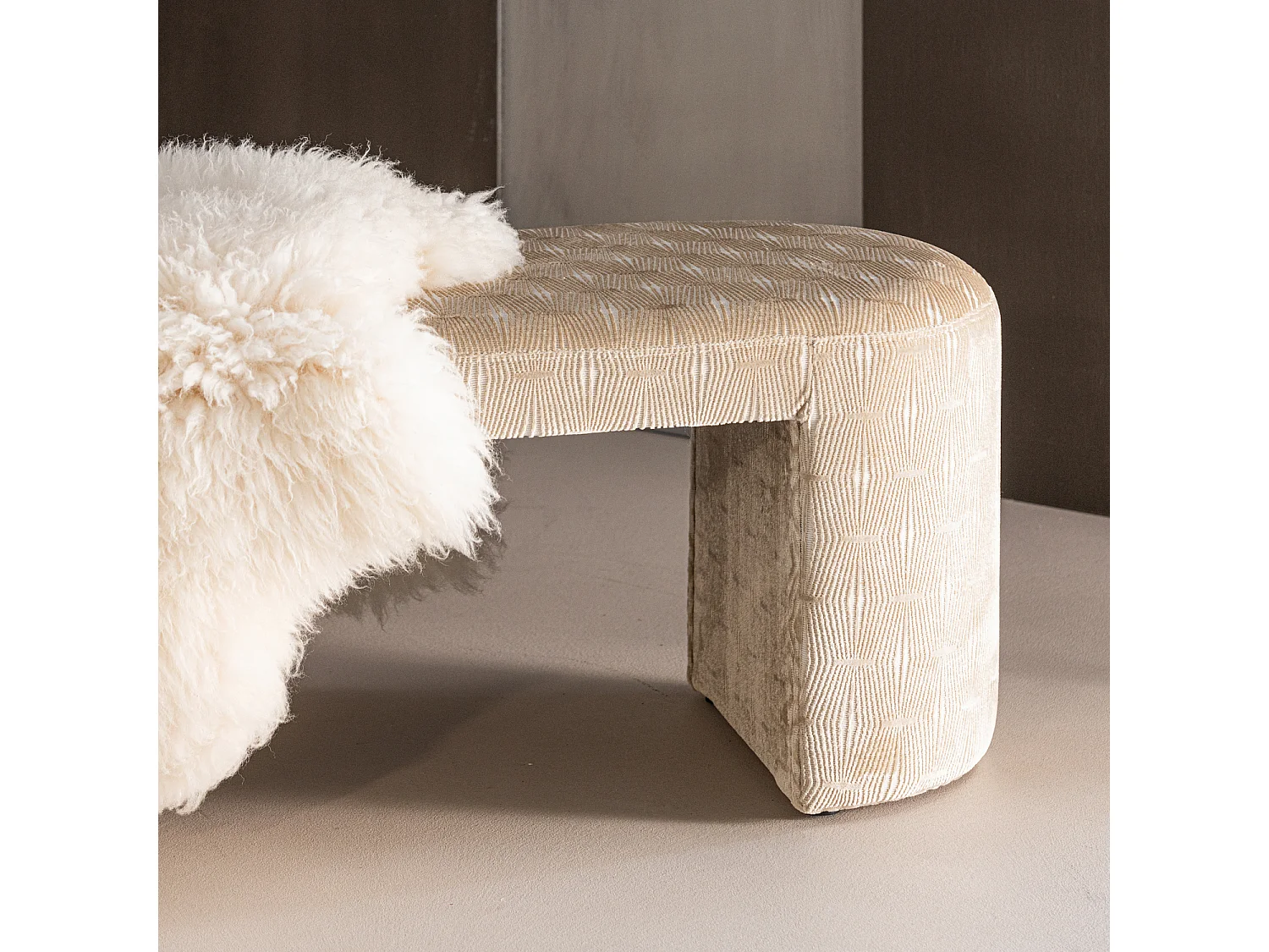 Banc en tissu tissé JACOB