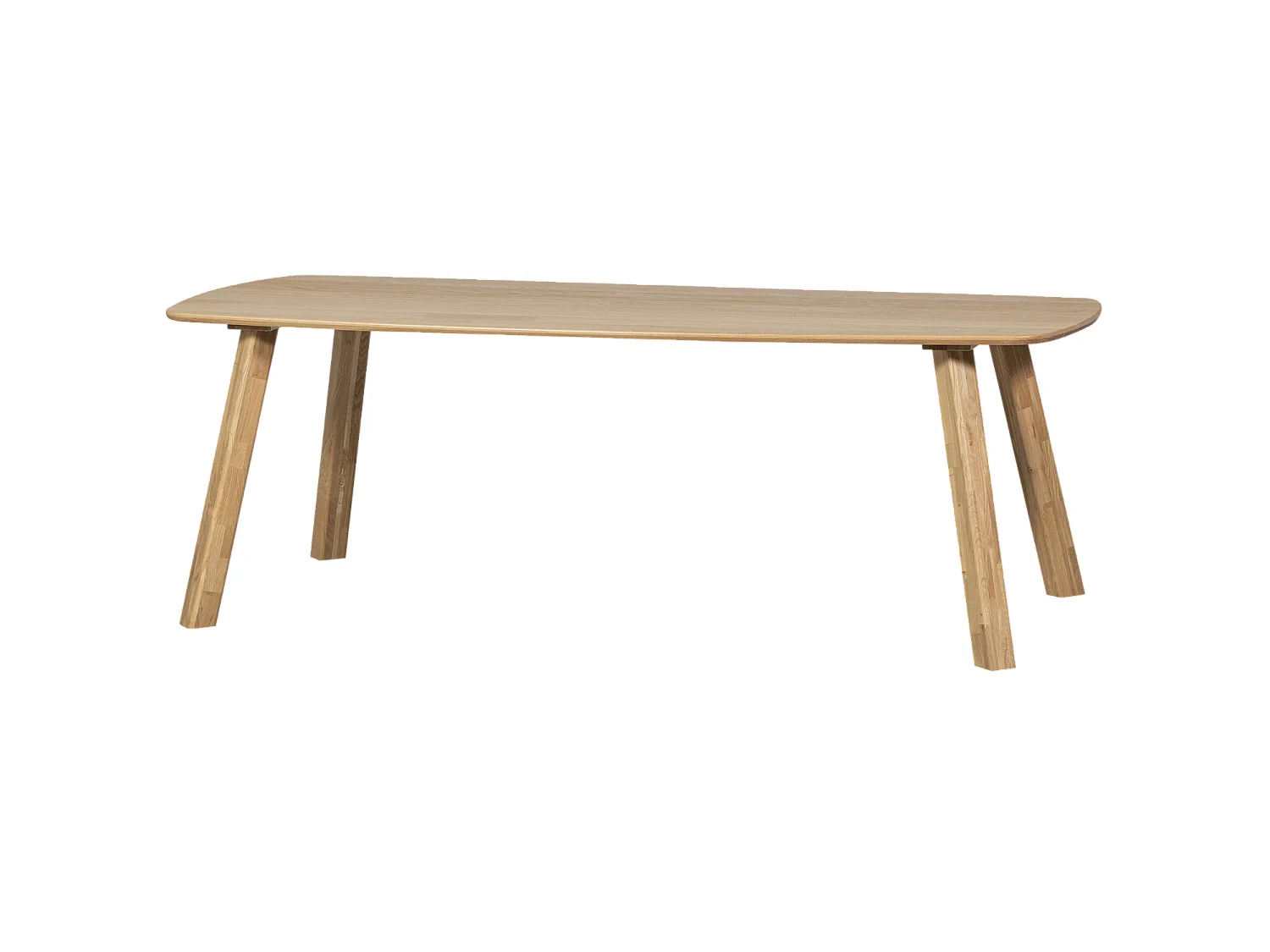 Table à manger en bois de chêne 6 personnes DEENS