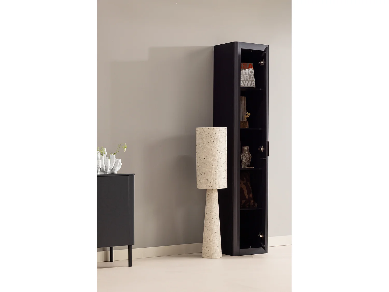 Armoire haute en pin GUNNAR