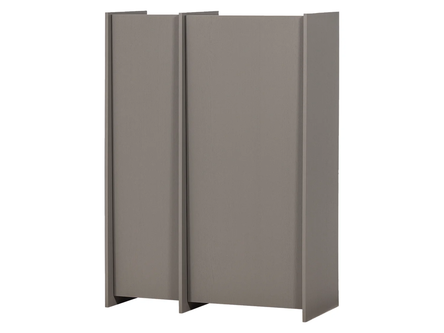 Armoire 2 portes en placage frêne BROCK
