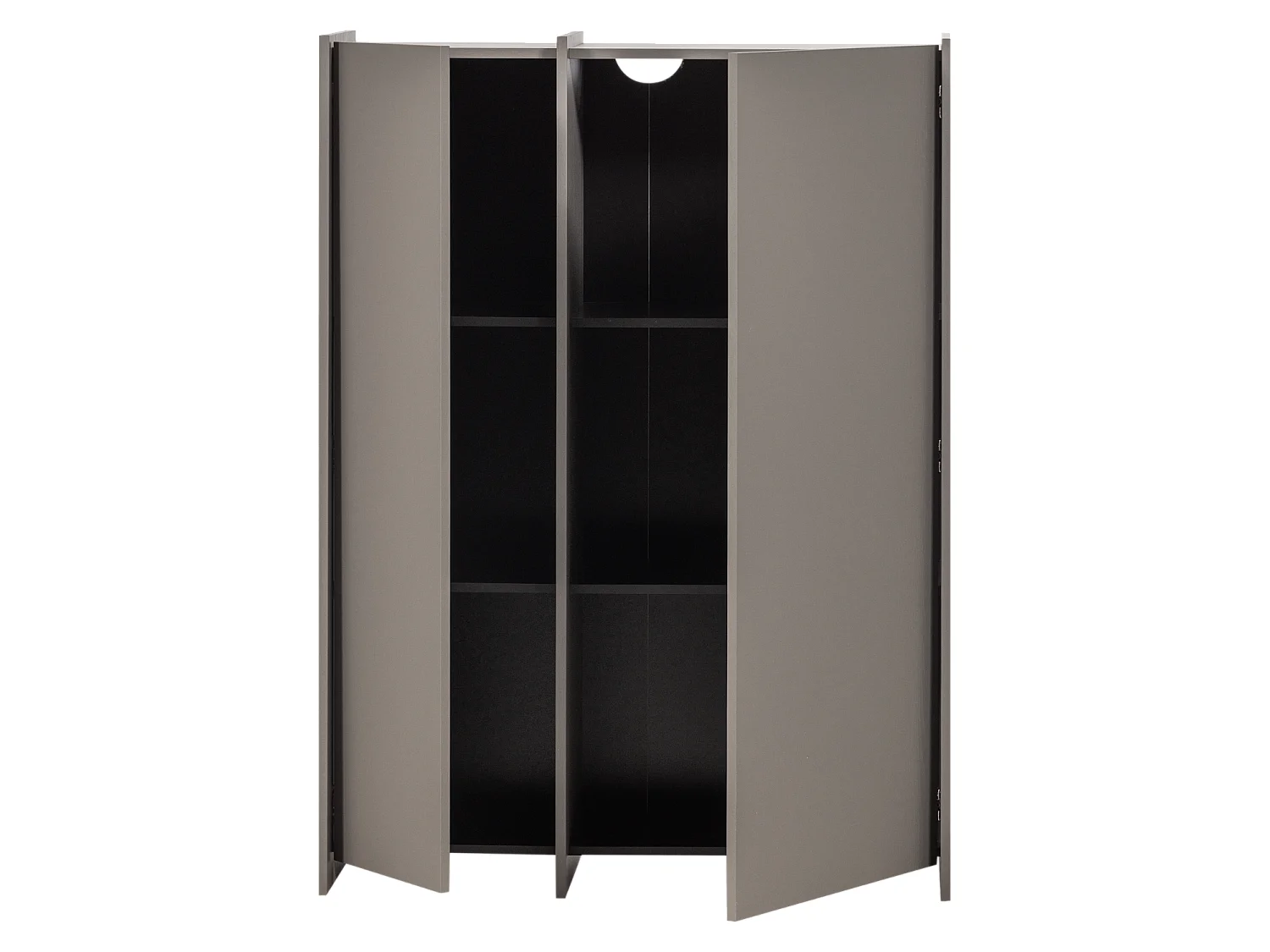 Armoire 2 portes en placage frêne BROCK