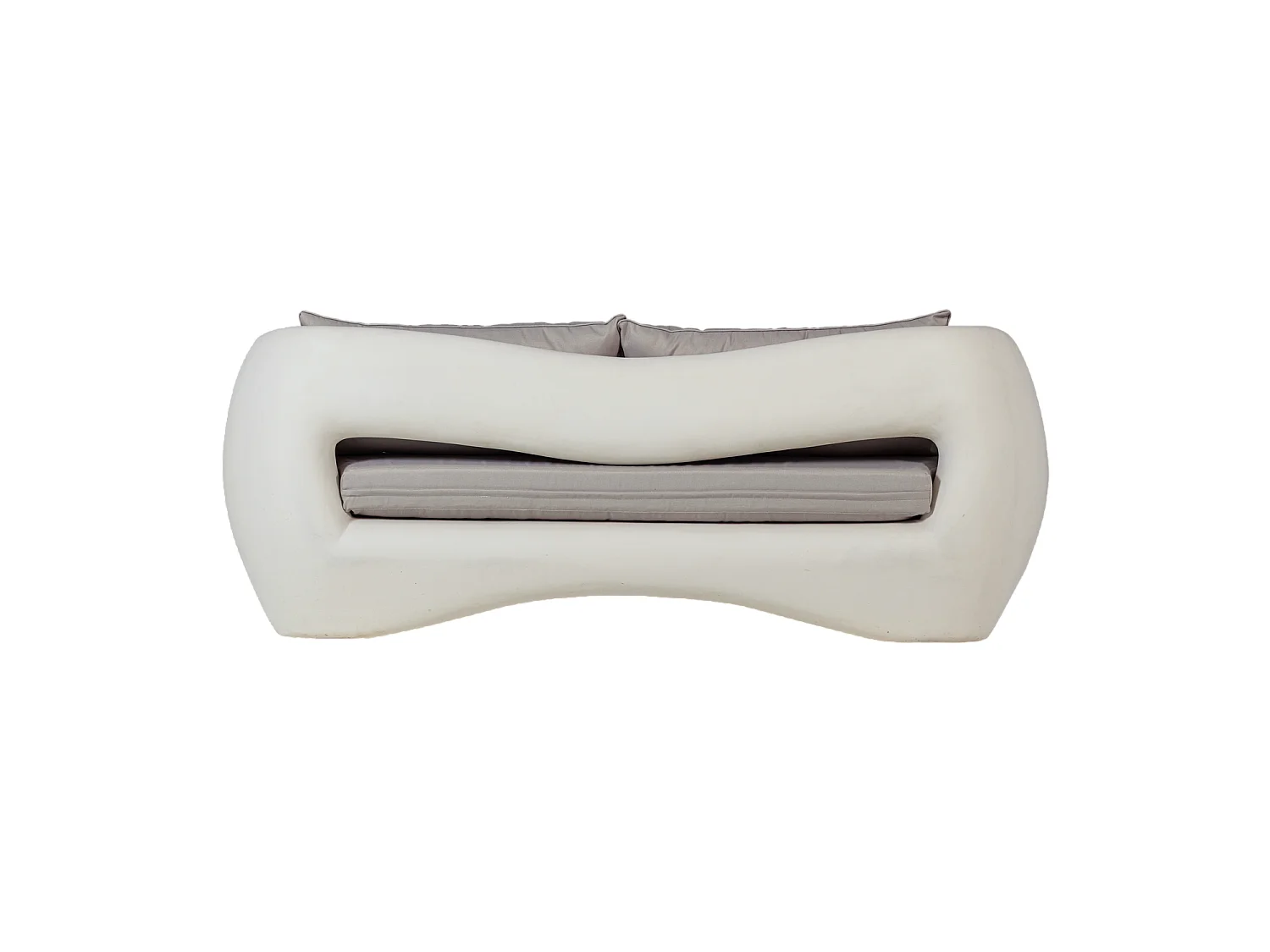 Canapé de jardin 2 places en polymère VIALE