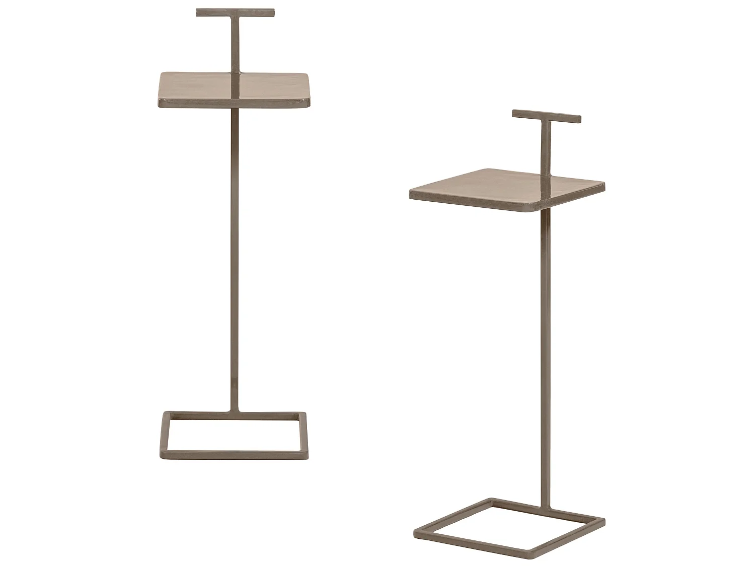 Lot de 2 table d'appoint en fer TOSTE