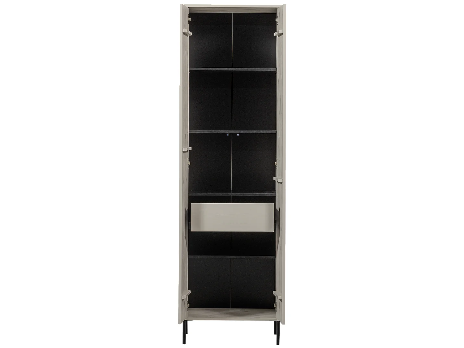 Armoire 2 portes 1 tiroirs en pin NEW GRAVURE