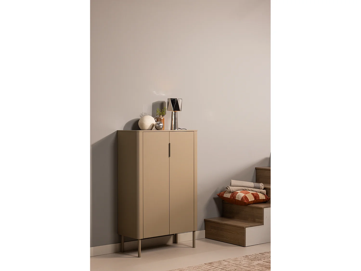 Armoire 2 portes en pin GUNNAR