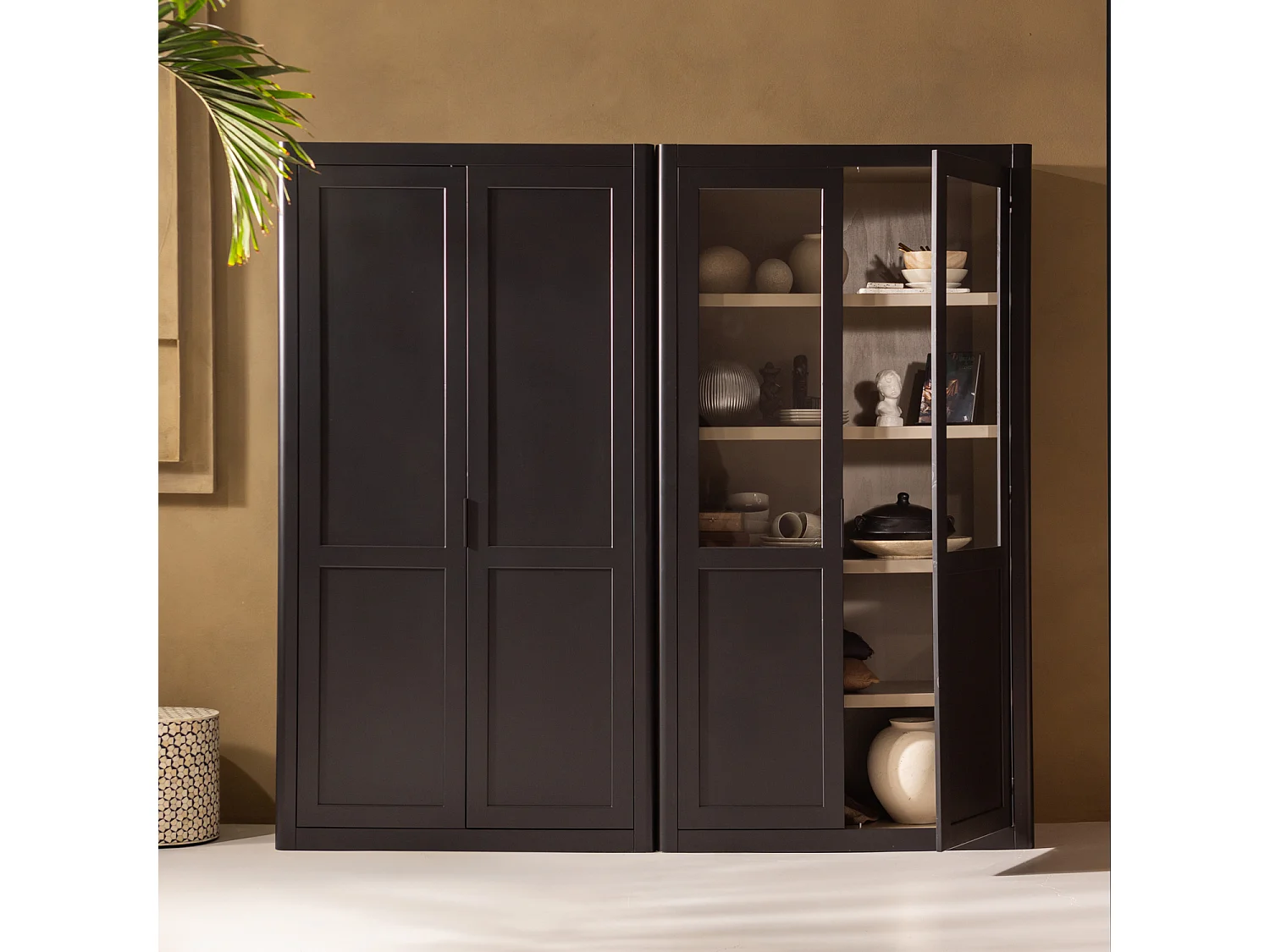 Armoire de rangement en pin GUNNAR