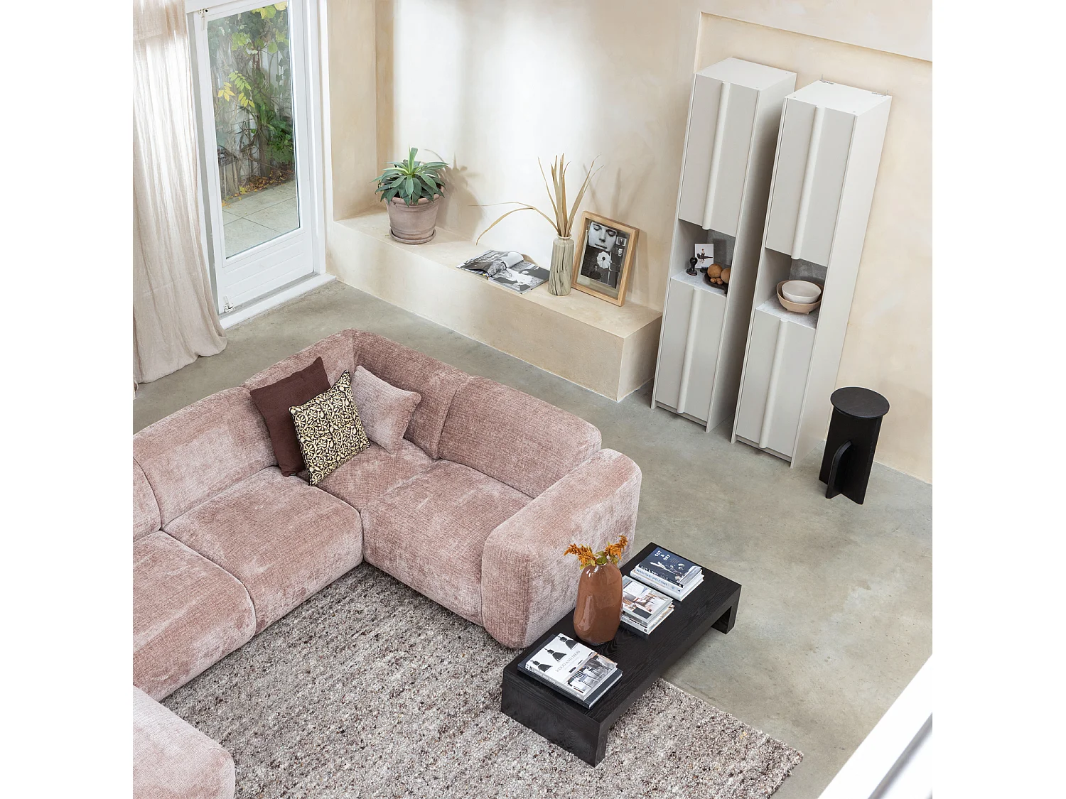 Armoire 1 porte en pin BASU