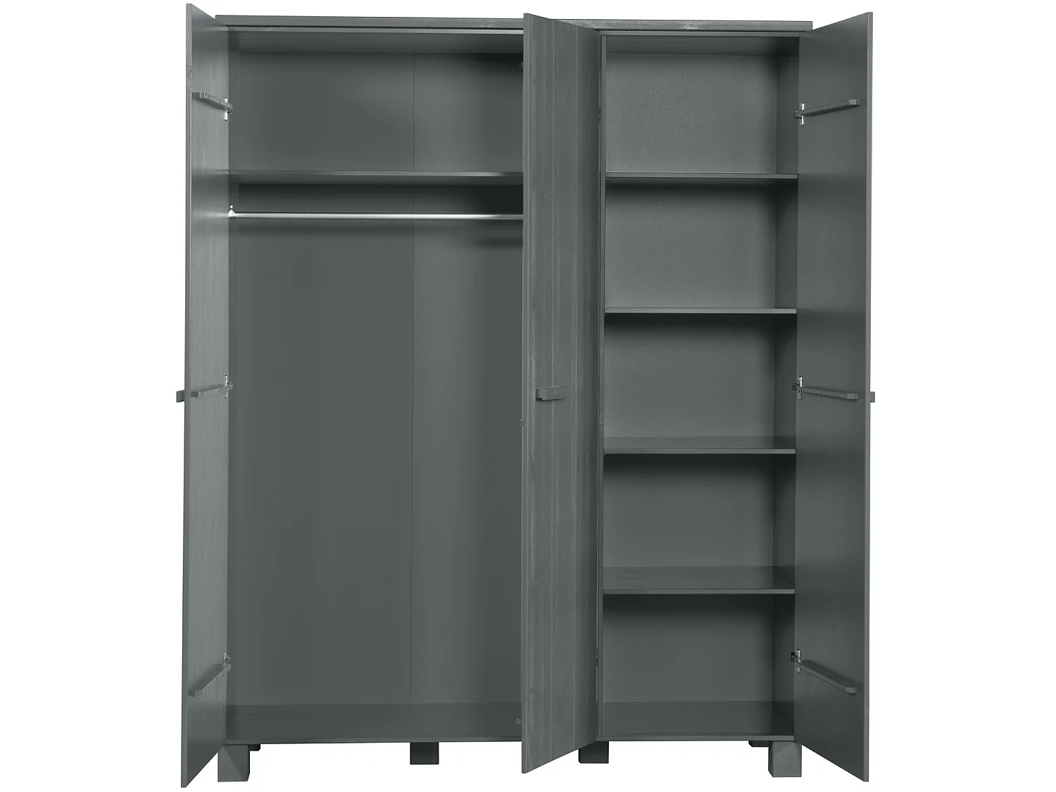 Armoire 3 portes en pin DENNIS
