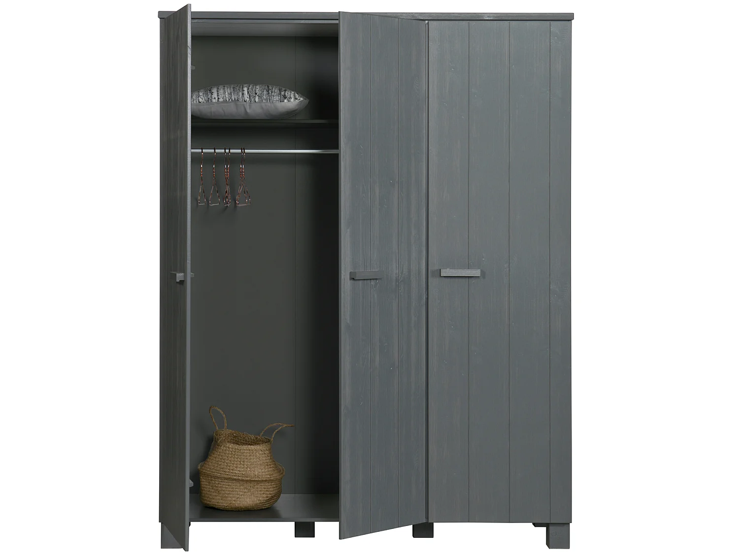 Armoire 3 portes en pin DENNIS