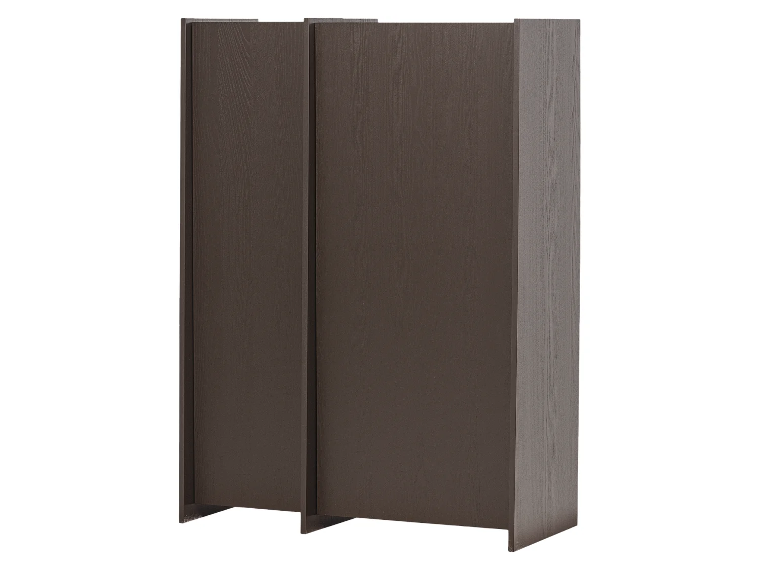 Armoire 2 portes en placage frêne BROCK