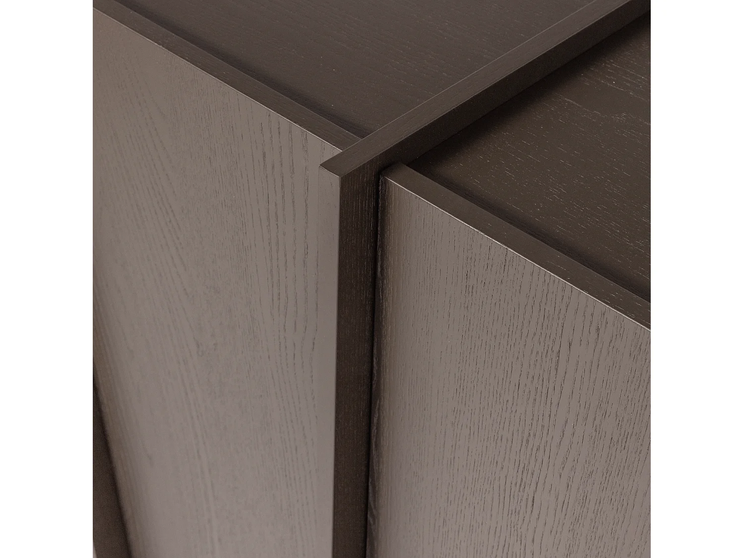 Armoire 2 portes en placage frêne BROCK