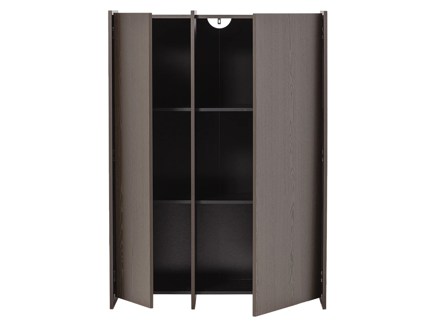 Armoire 2 portes en placage frêne BROCK