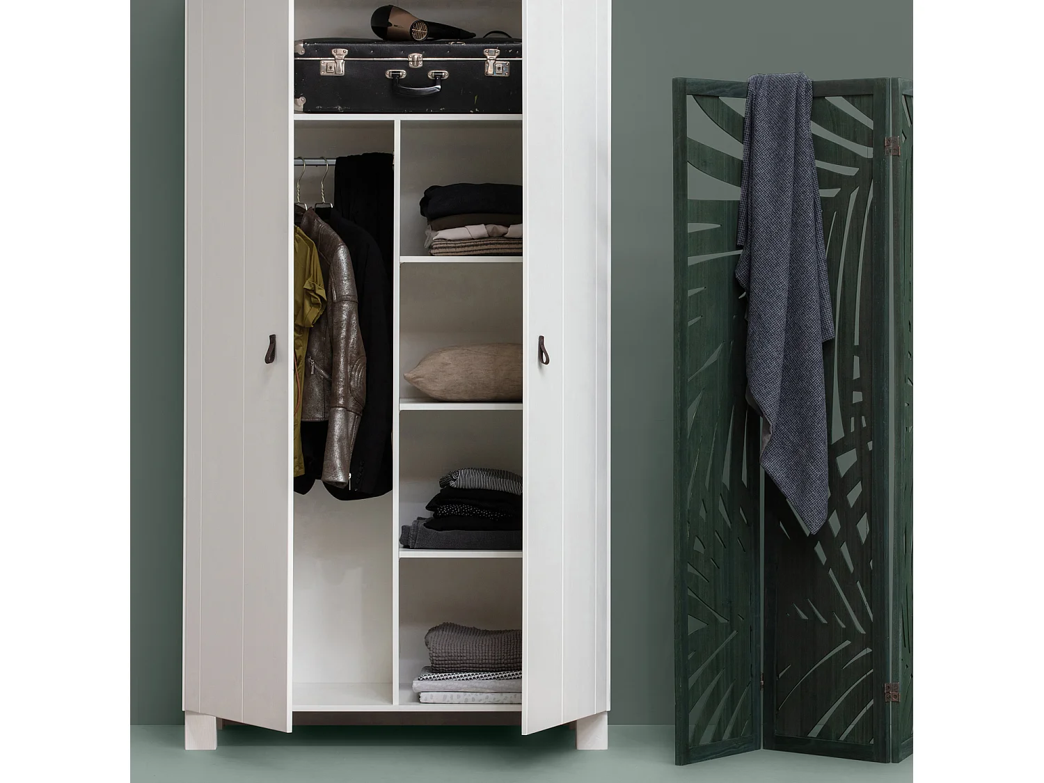 Armoire 2 portes en pin TIES