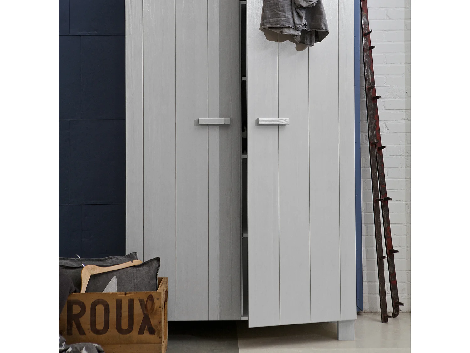 Armoire 2 portes en pin DENNIS