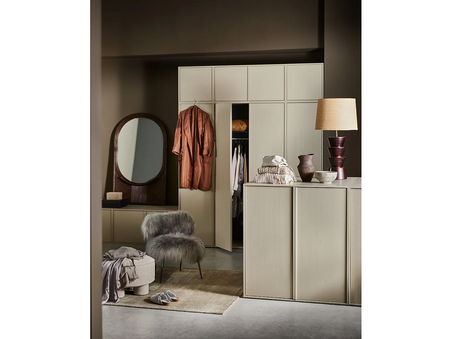 Armoire 2 portes en pin DAILY
