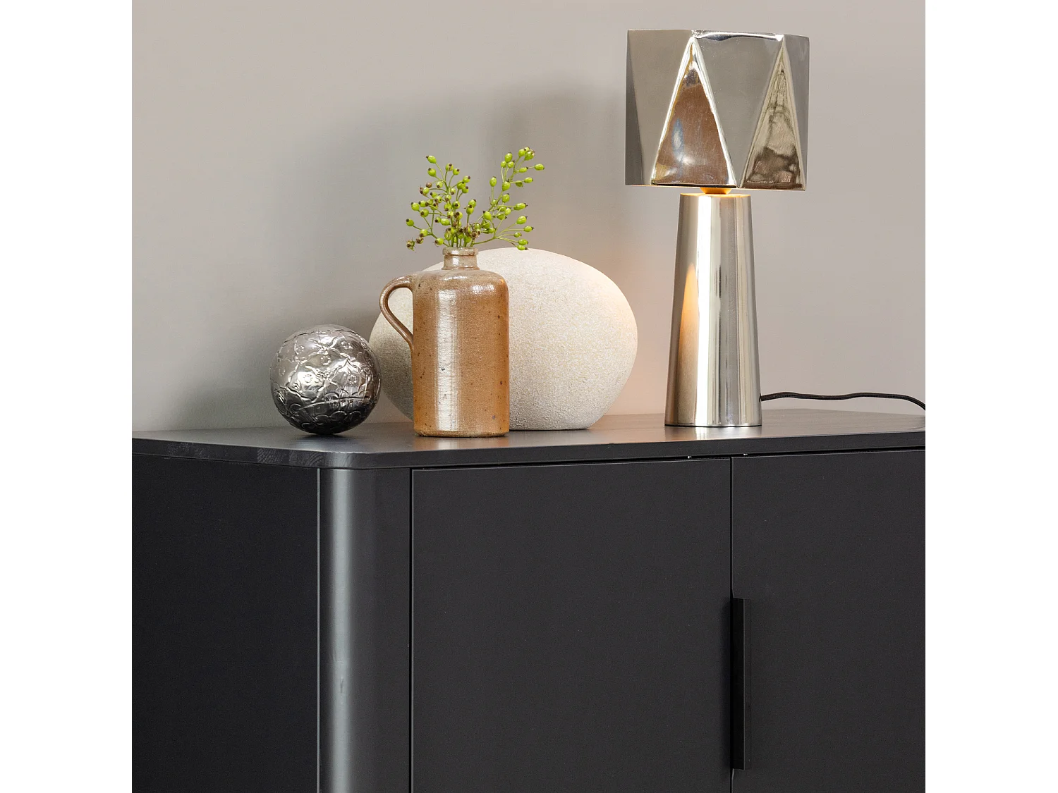 Armoire 2 portes en pin GUNNAR