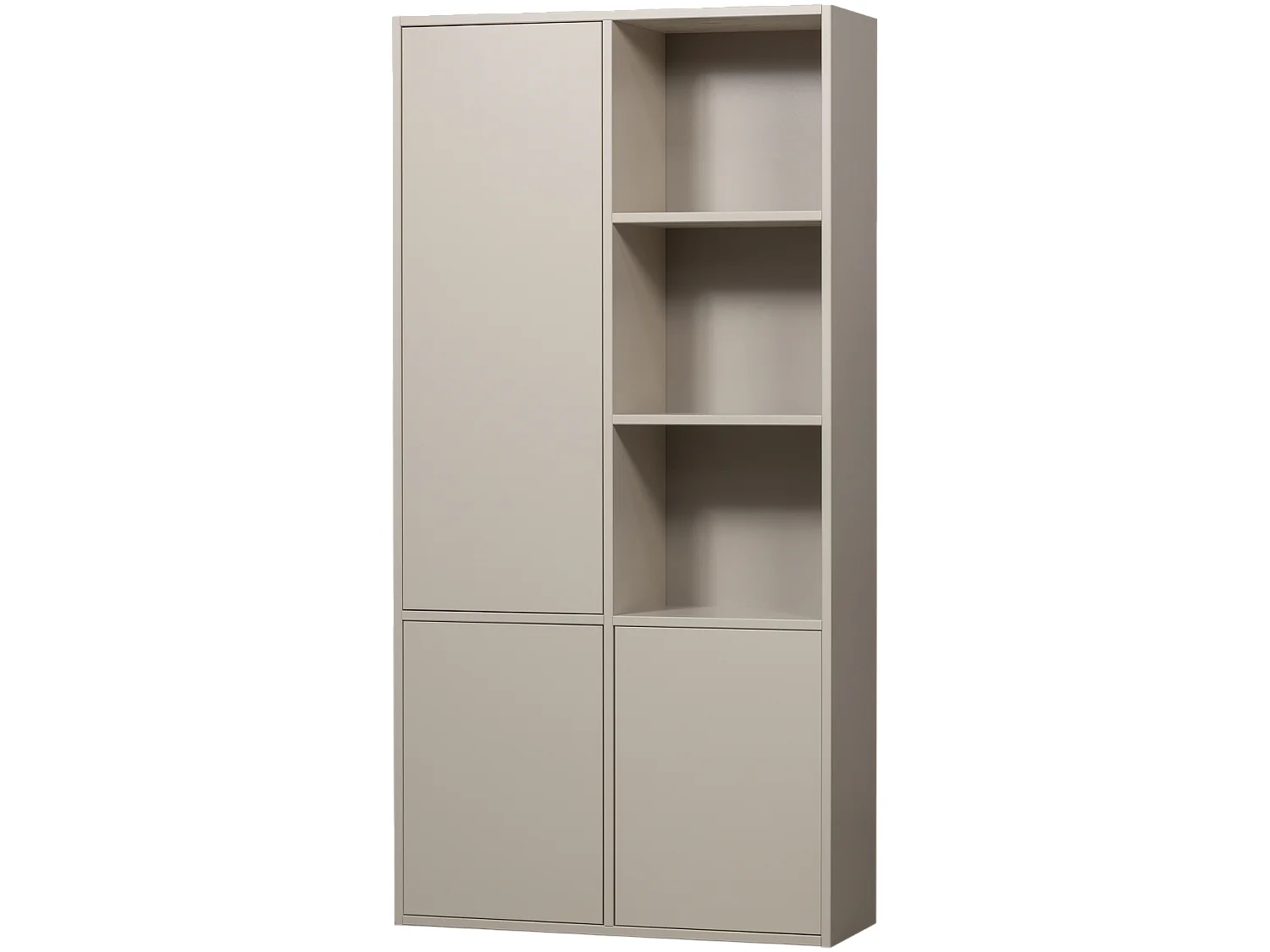 Armoire de rangement 3 portes gauche en pin MEGGY