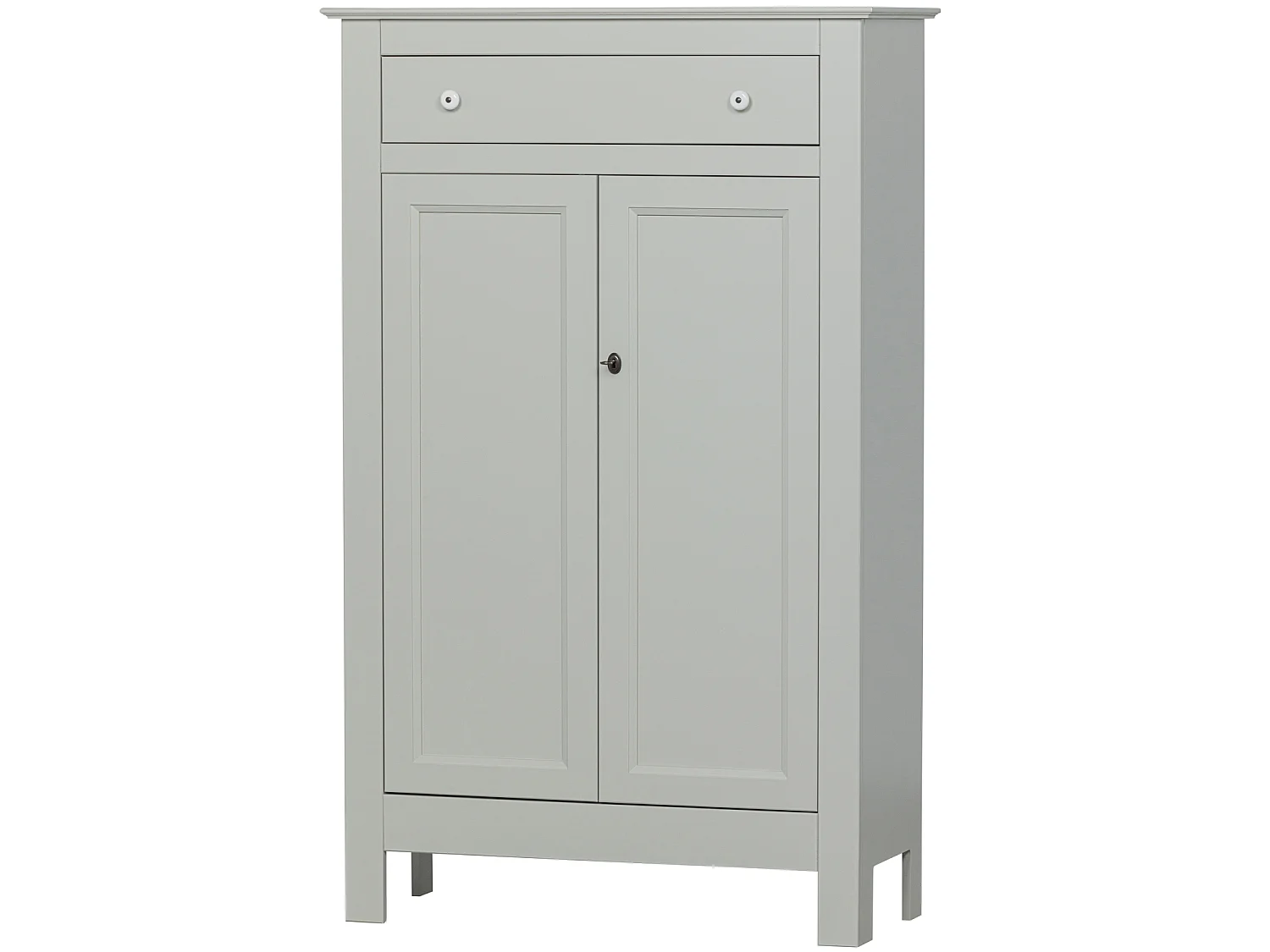 Armoire 2 portes et 1 tiroirs en pin EVA