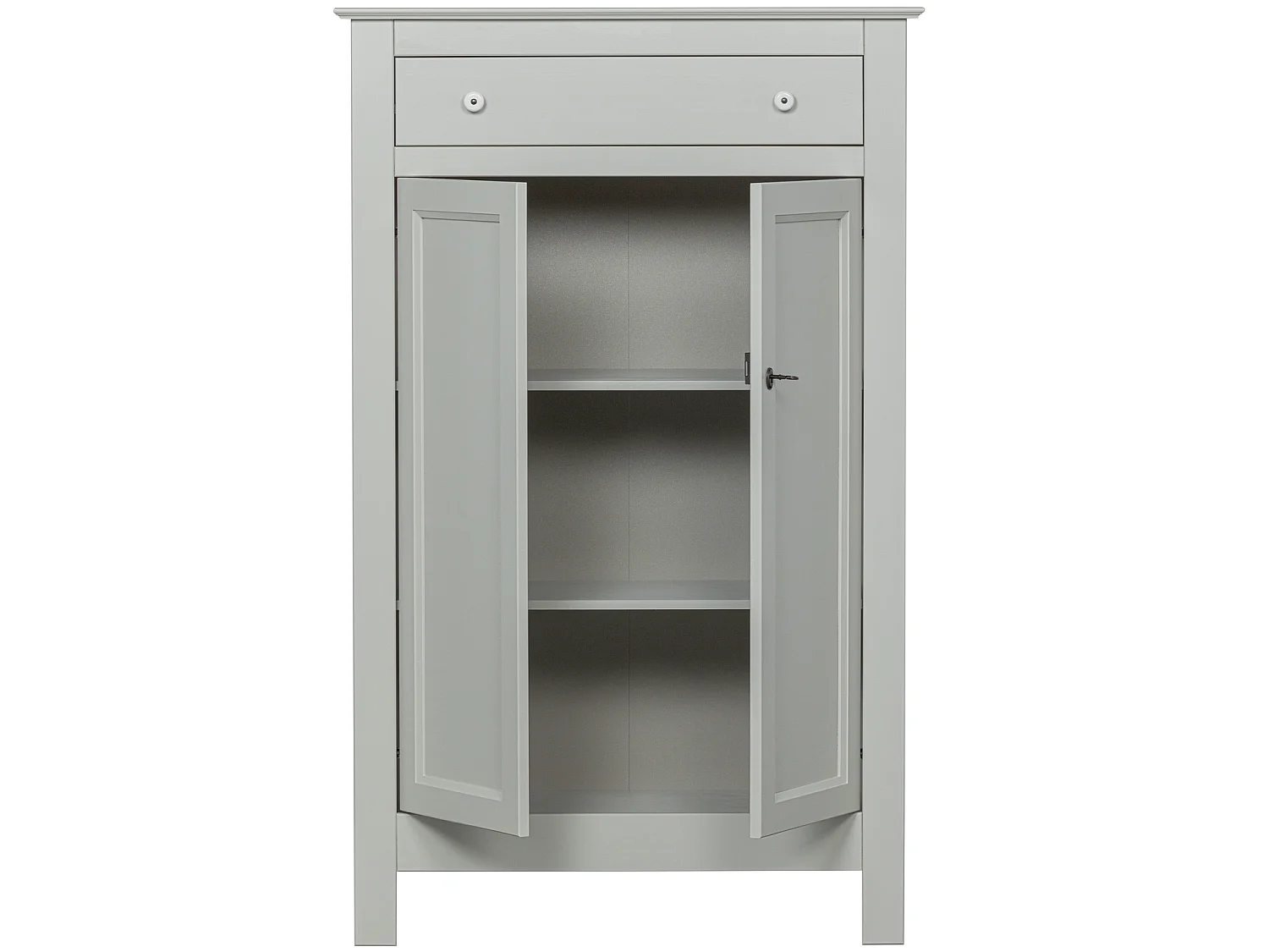 Armoire 2 portes et 1 tiroirs en pin EVA