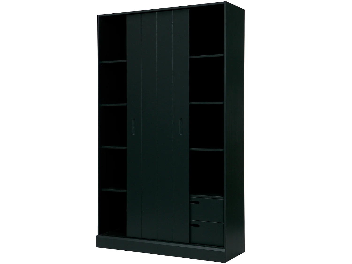 Armoire 1 porte coulissantes en pin MOVE