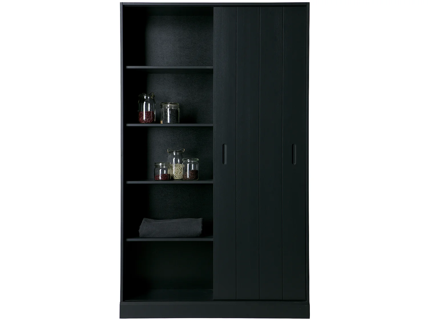 Armoire 1 porte coulissantes en pin MOVE