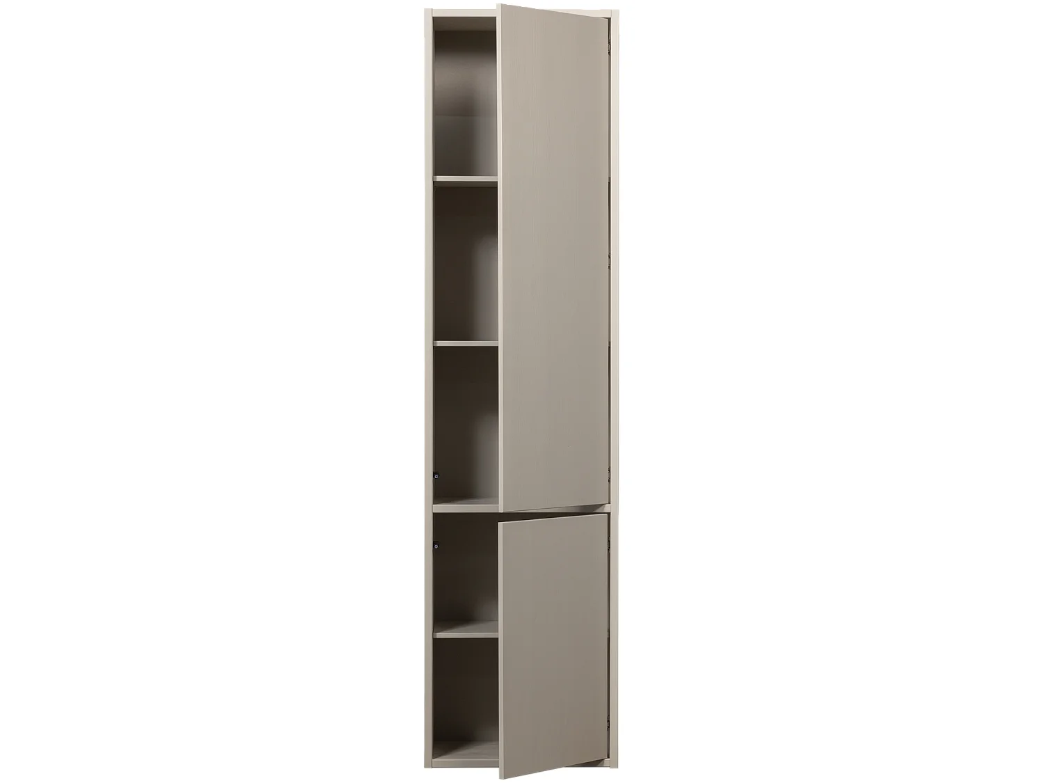 Armoire de rangement étroite en pin MEGGY