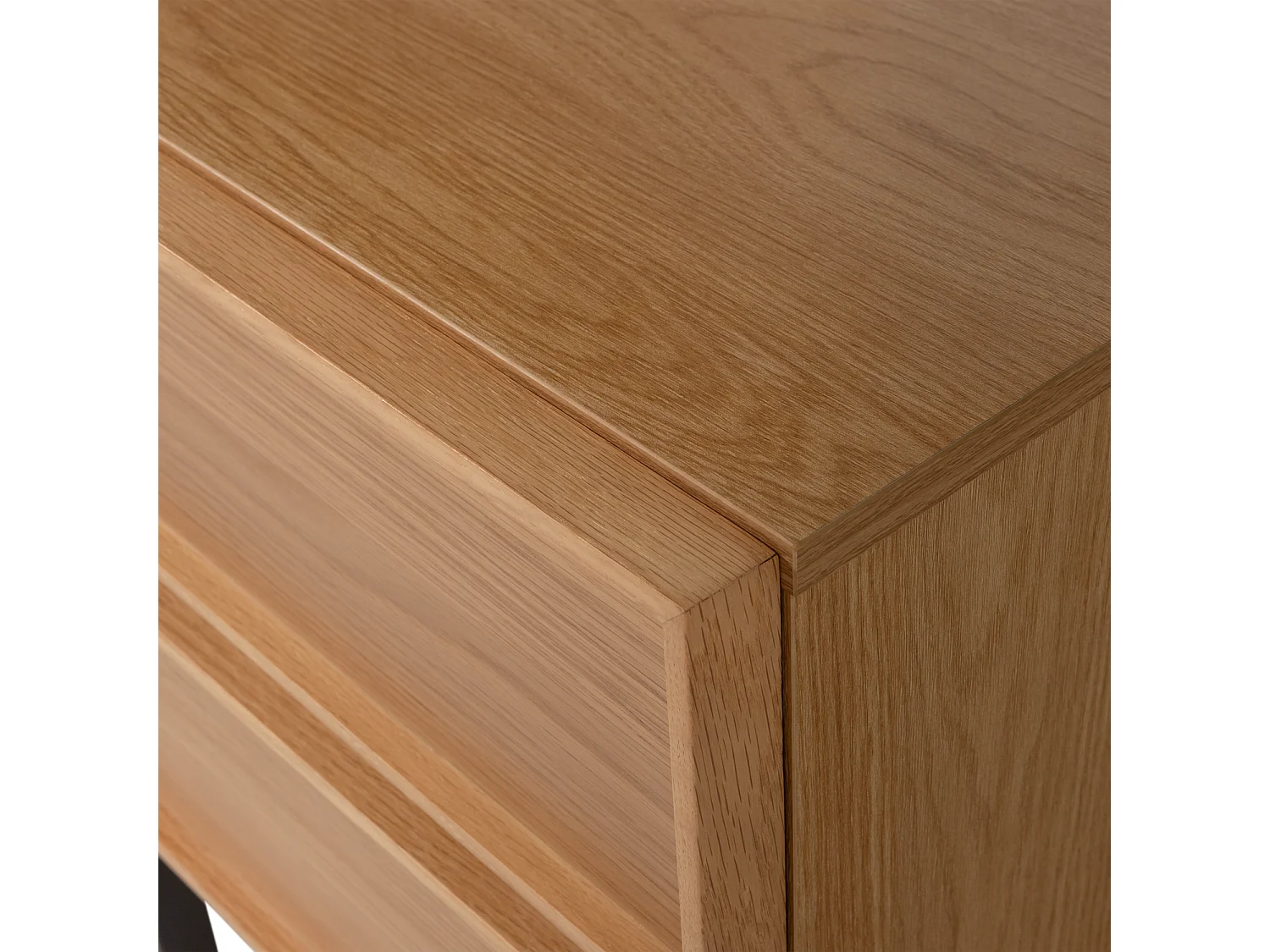 Table de chevet 2 tiroirs en bois TOURS