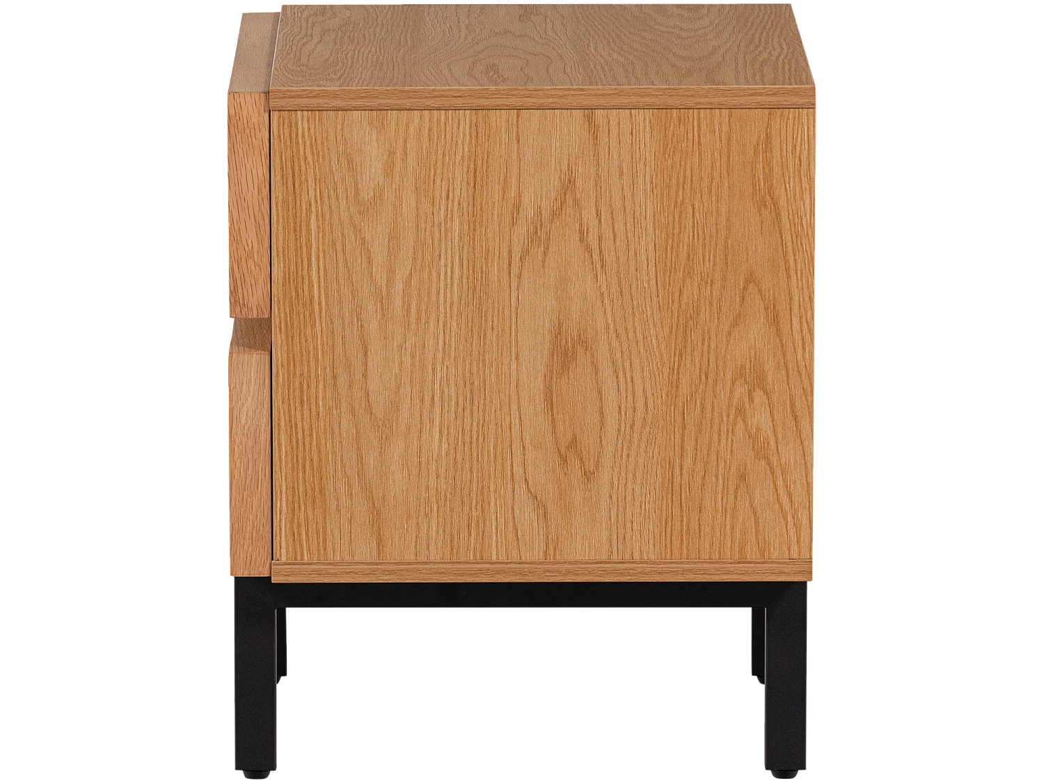 Table de chevet 2 tiroirs en bois TOURS