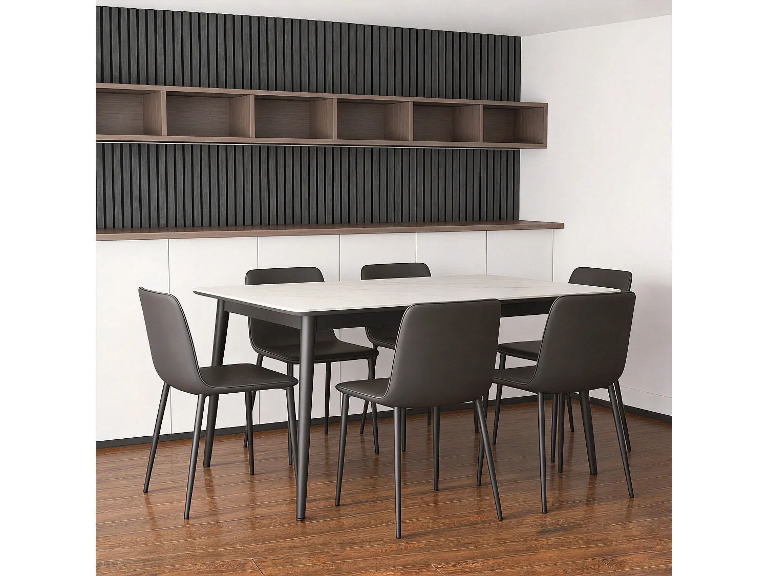 Panneaux muraux acoustiques MDF - Lot 2 x (120 x 60 ) ép.21mm- Fini chêne gris - NRC 0,7