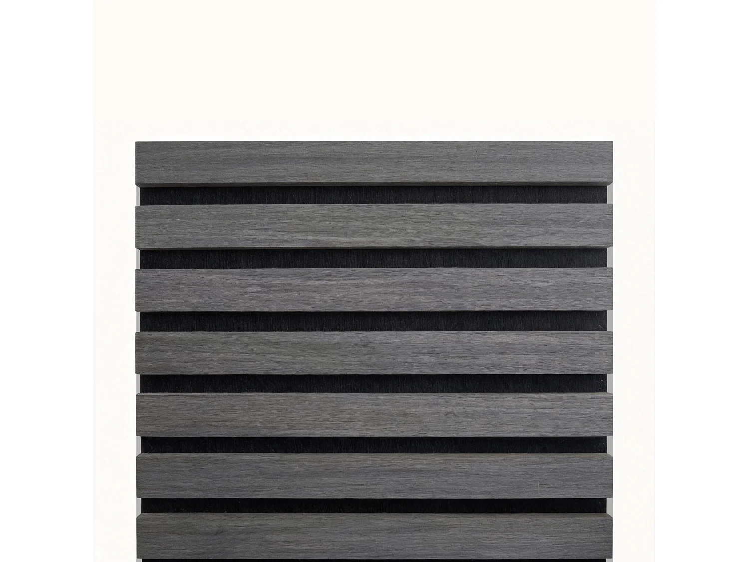 Panneaux muraux acoustiques MDF - Lot 3 x (260 x 30 ) ép.21mm- Fini chêne gris - NRC 0,7