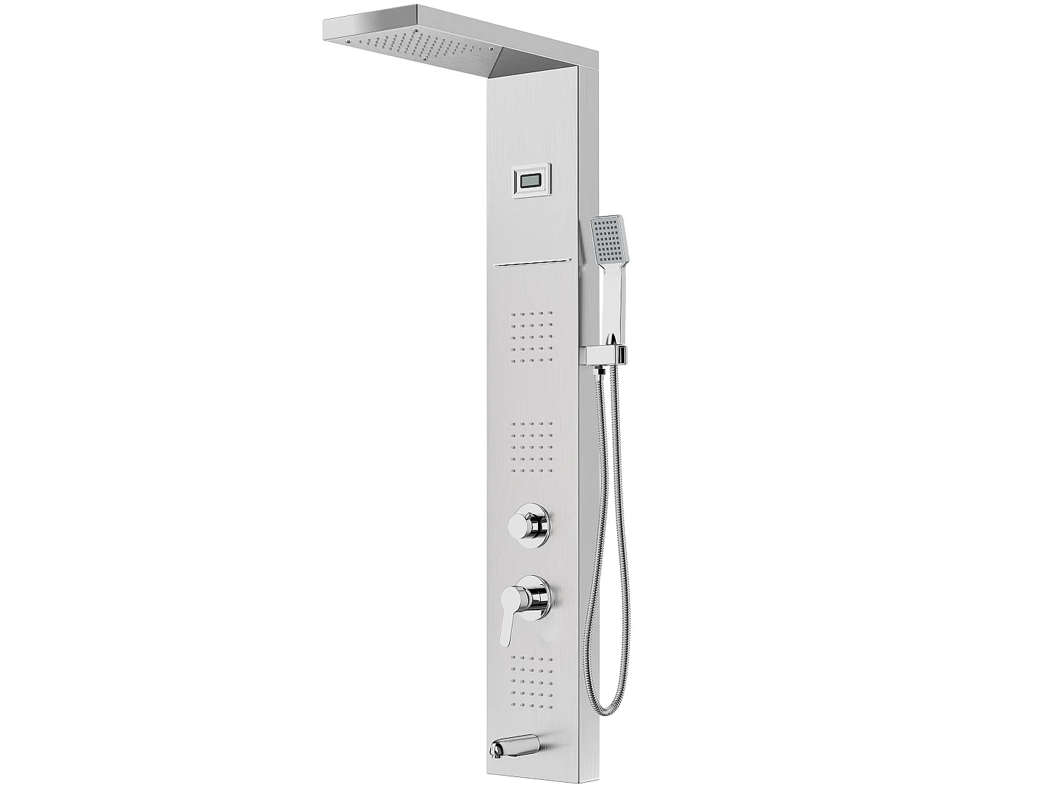 Colonne de douche hydromassante avec affichage LED de la température, mitigeur 5 fonctions avec