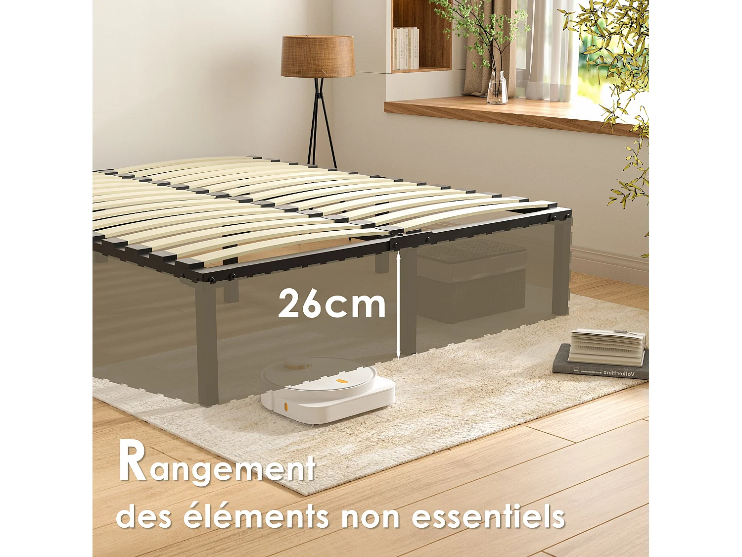 Ensemble matelas + sommier 140x200 cm, épaisseur 20cm