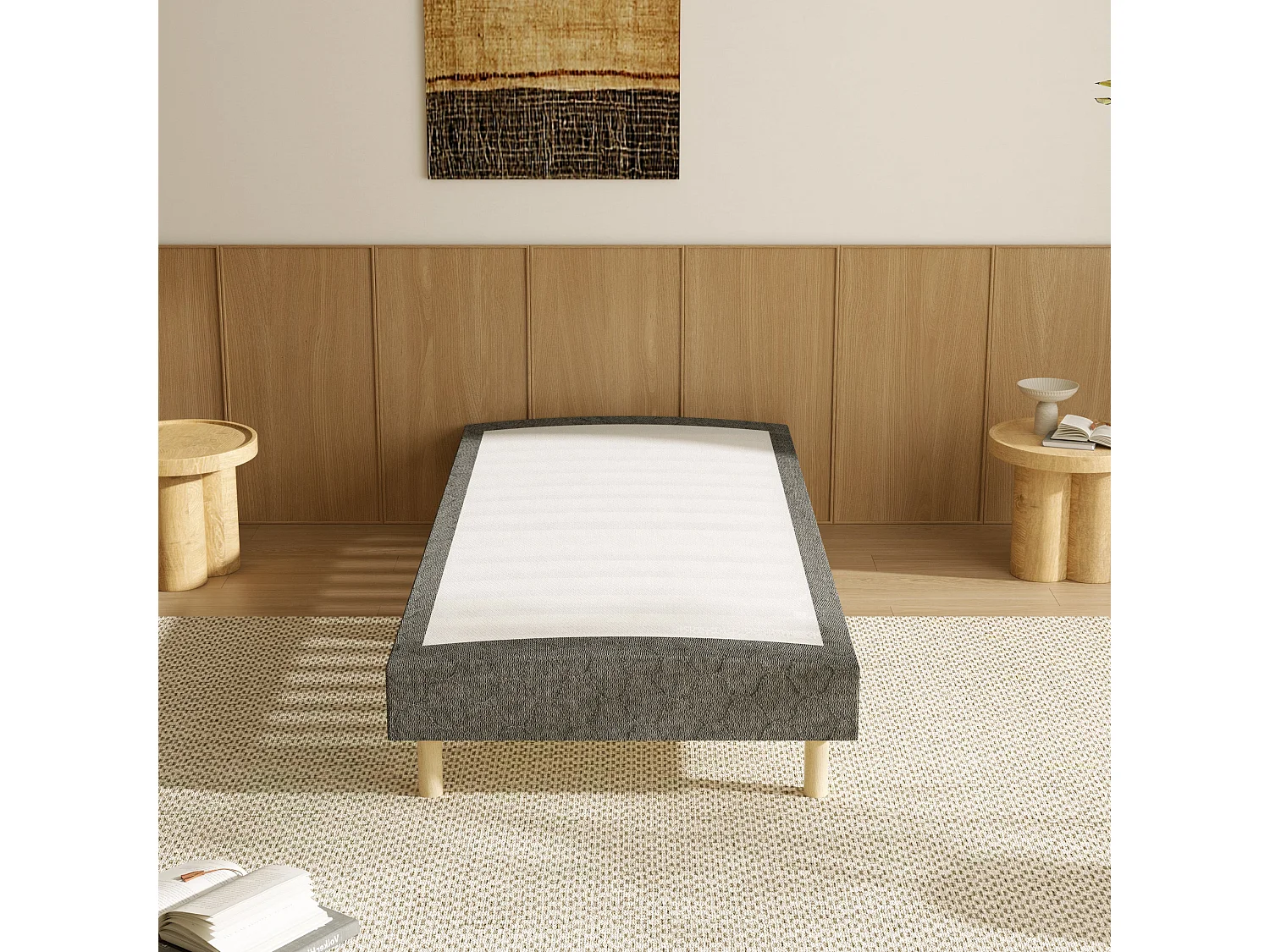Lattenbodem 90x200 cm, 6 poten, 14 latten