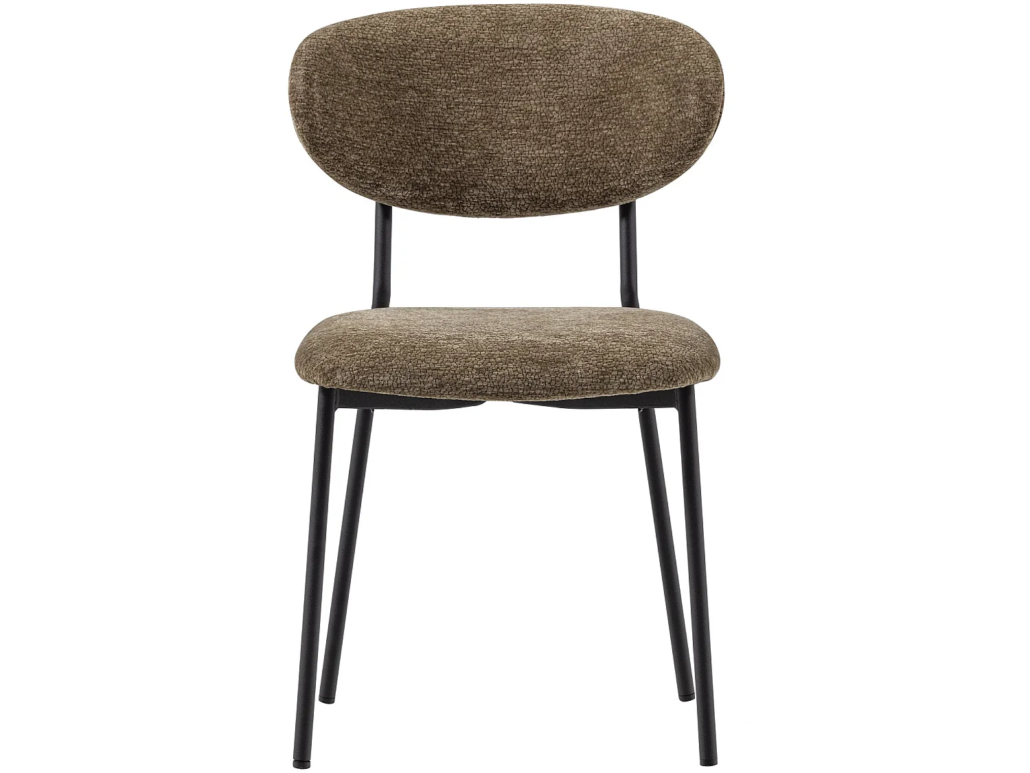 Lot de 2 fauteuils de table en chenille KJELD
