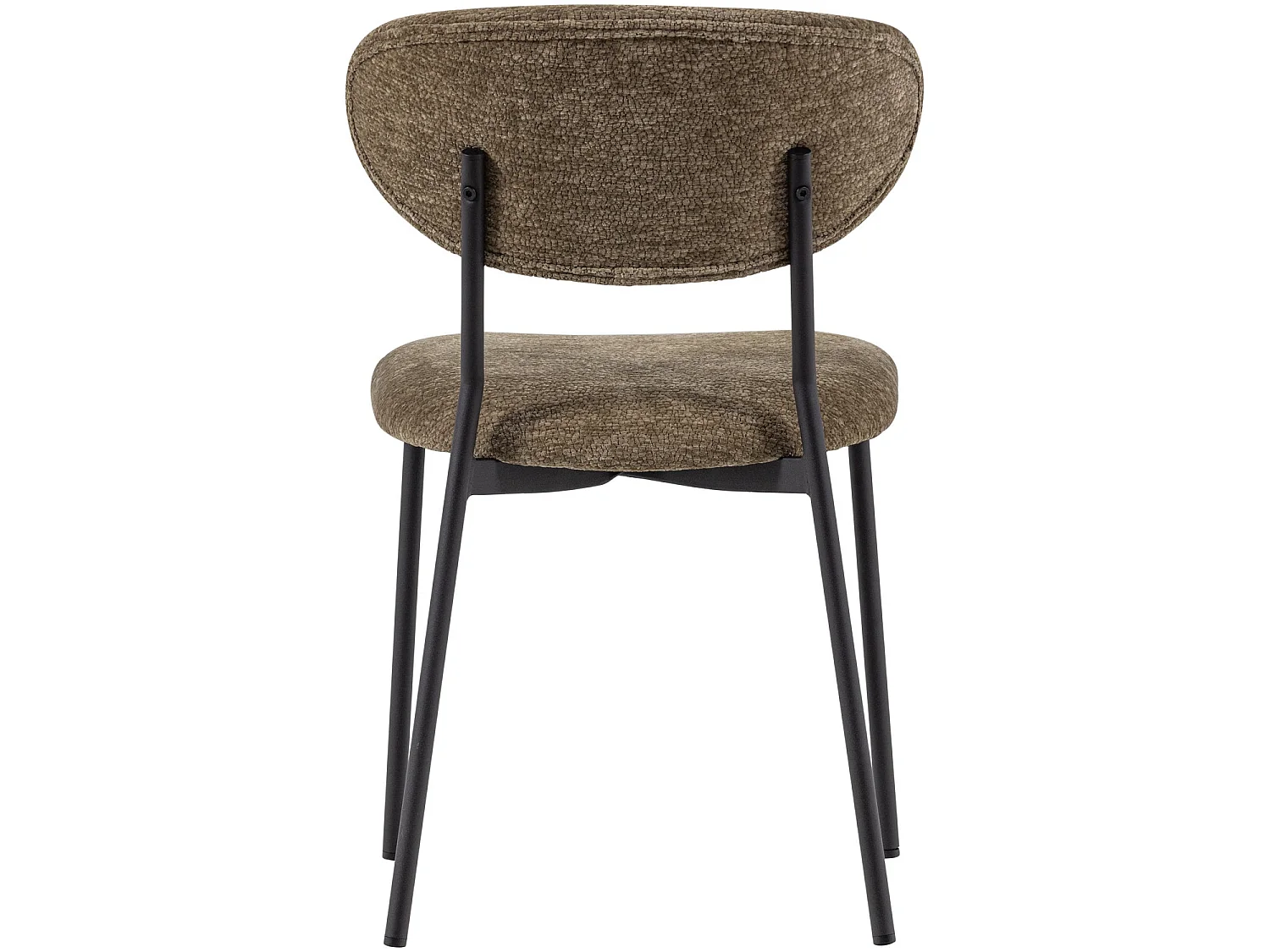 Lot de 2 fauteuils de table en chenille KJELD