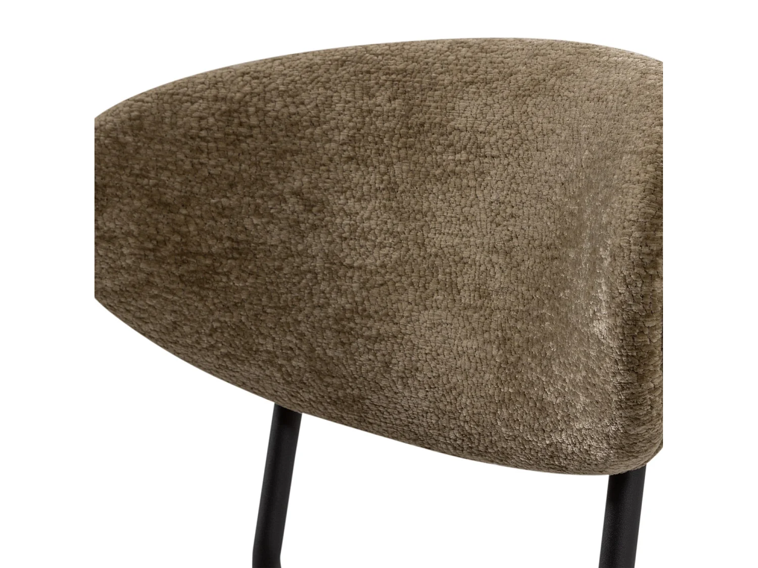 Lot de 2 fauteuils de table en chenille KJELD