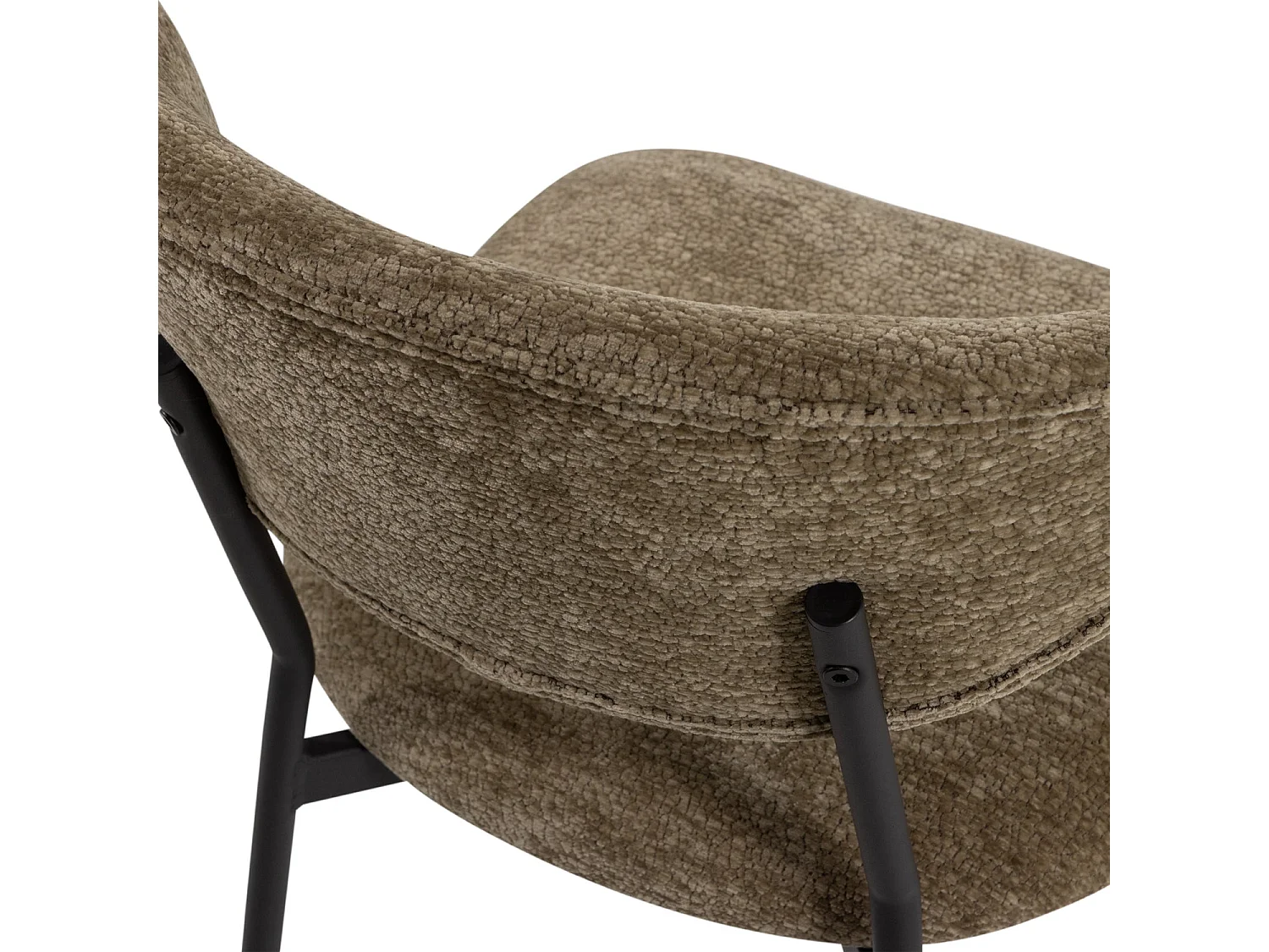 Lot de 2 fauteuils de table en chenille KJELD