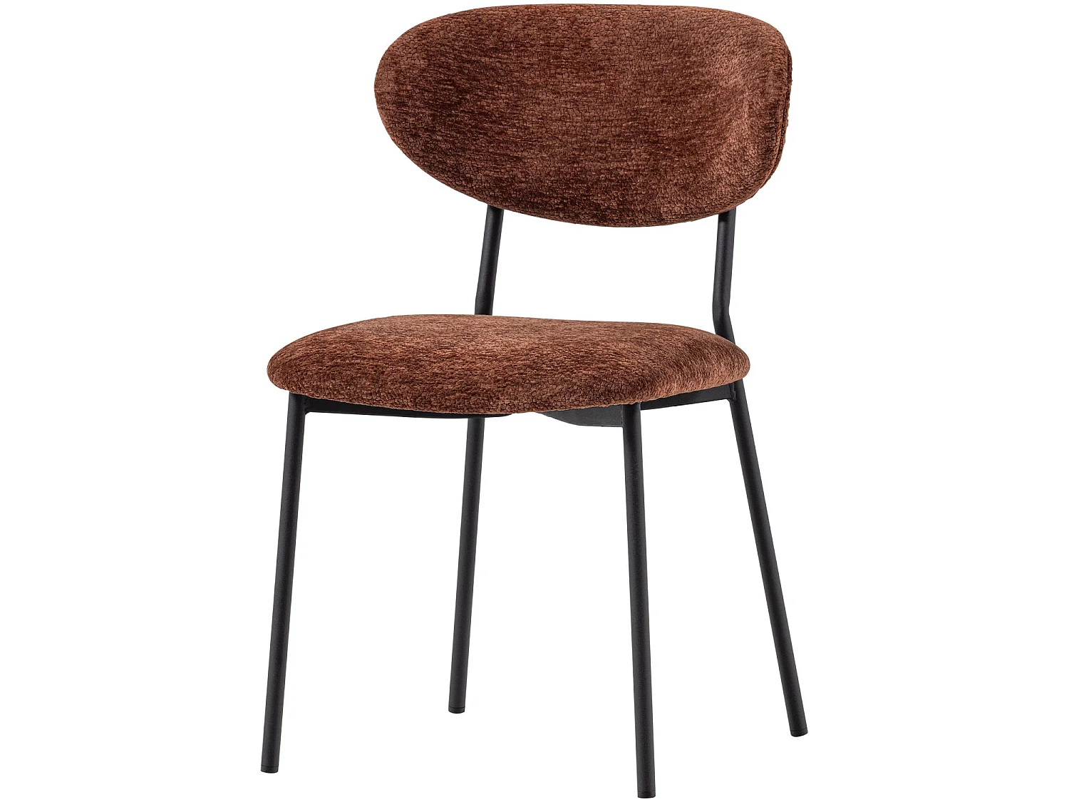 Lot de 2 fauteuils de table en chenille KJELD