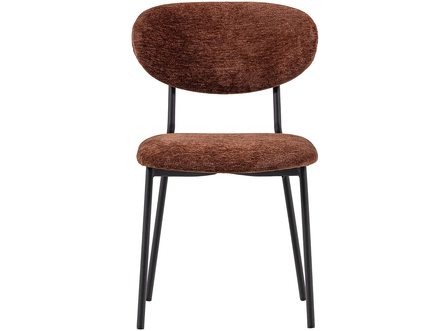 Lot de 2 fauteuils de table en chenille KJELD