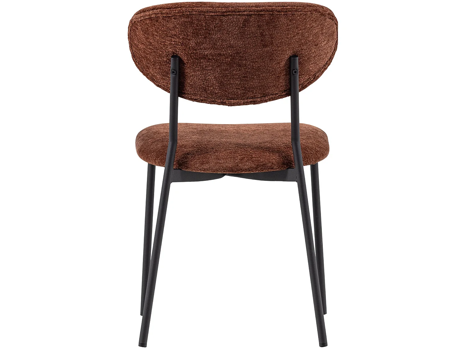 Lot de 2 fauteuils de table en chenille KJELD