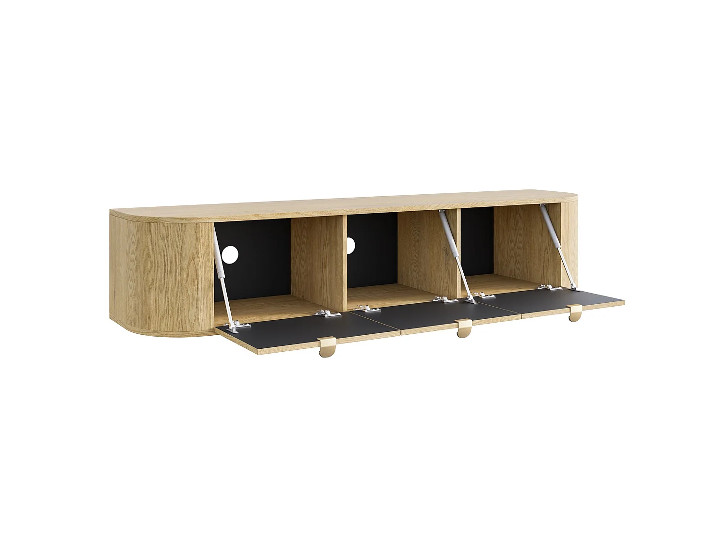 TV-Hängeboard 3-türig - 175 cm - CORU