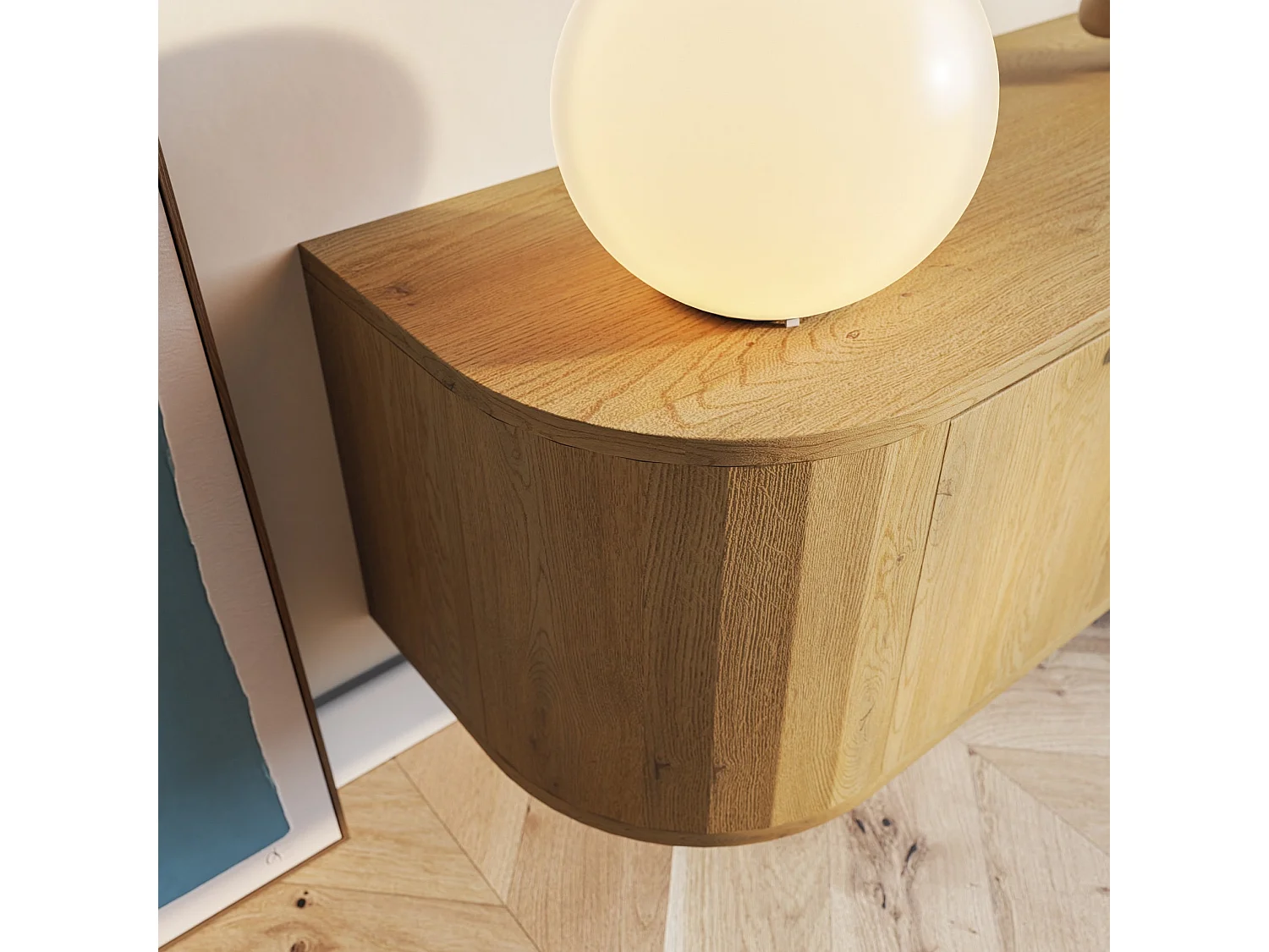 TV-Hängeboard 3-türig - 175 cm - CORU