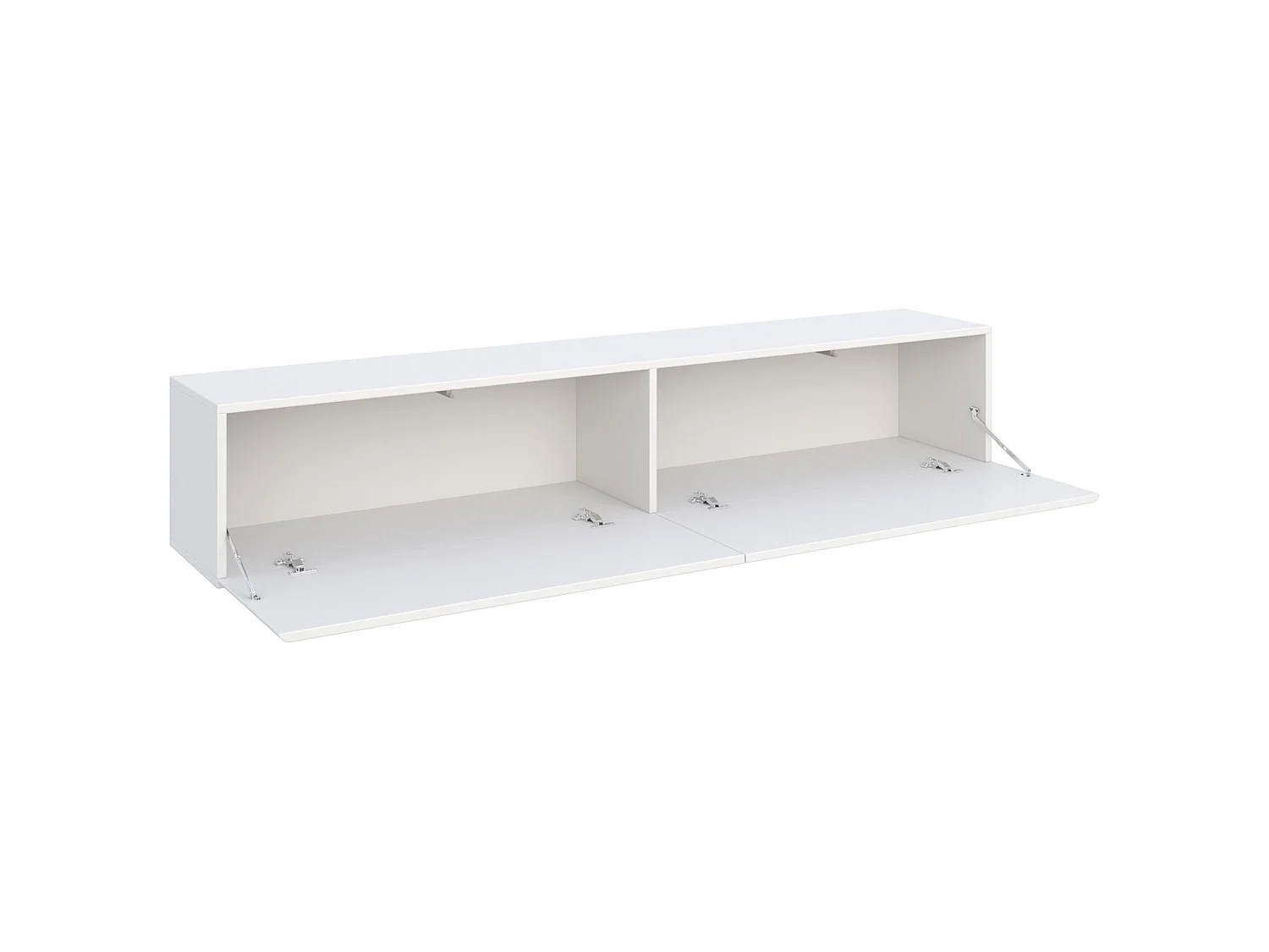 TV-Hängeboard 2-türig - Weiß - 175 cm - Olio