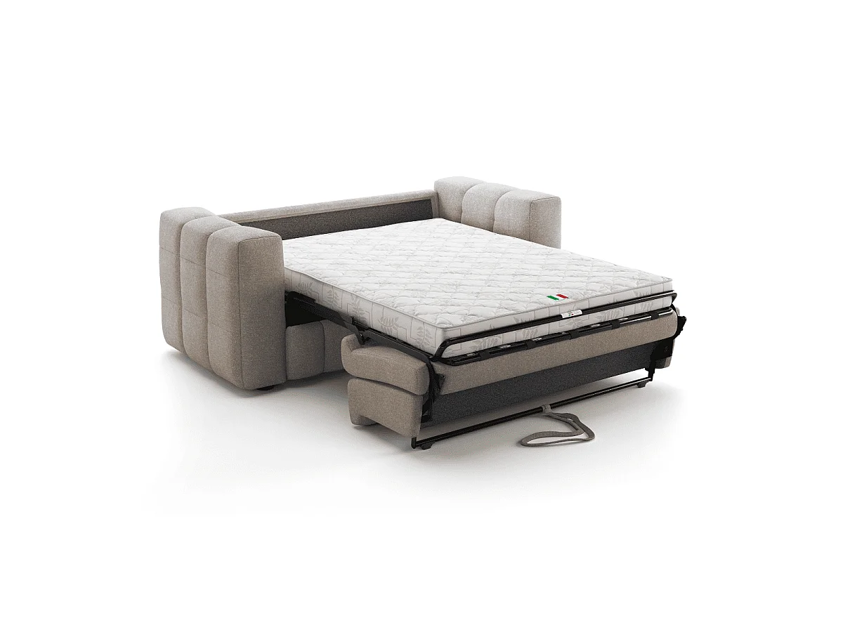 Canapé lit 3 places en tissu L220 cm - CHIARA