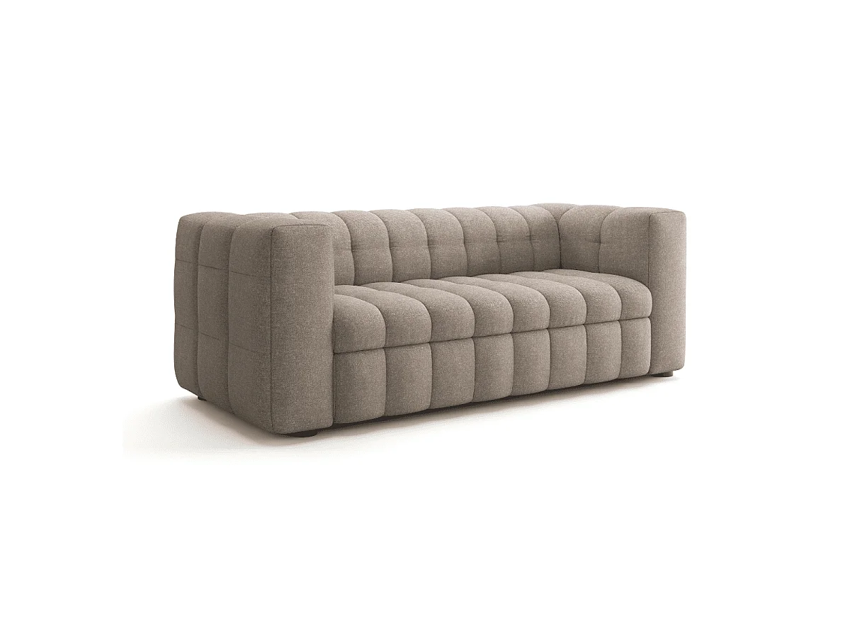 Canapé lit 3 places en tissu L220 cm - CHIARA